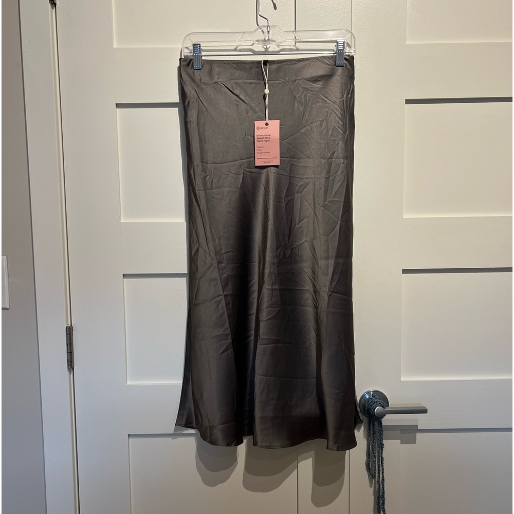 Quince NWT Midi Skirt 100% Silk